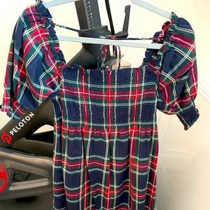 Hill House Home XS Navy Tartan Athena NWOT